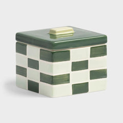 &KLEVERING Square Jar Small Green