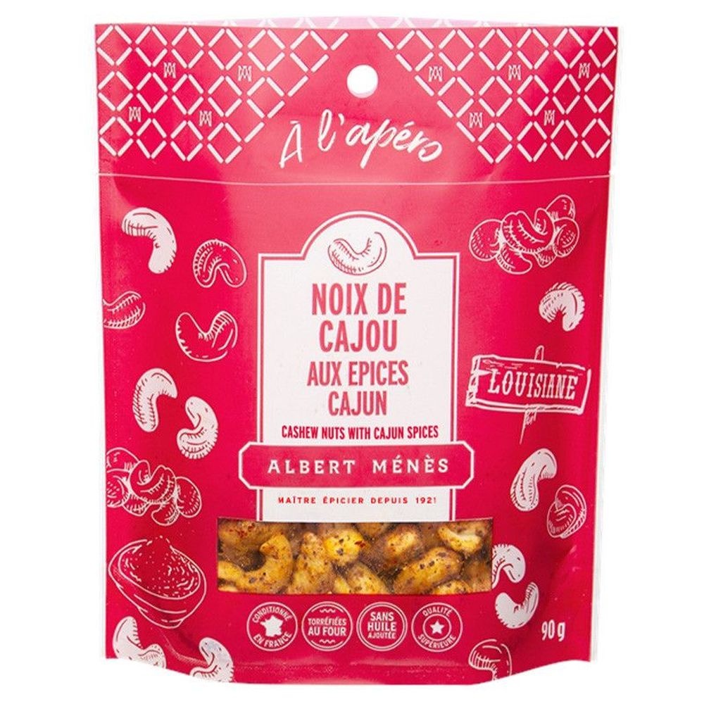 ALBERT MENES Cashew Nuts With Cajun Spices 90 g