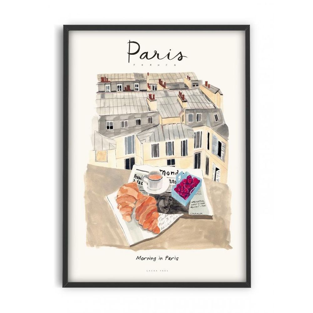 PSTR STUDIO Art Print Laura Page - Morning in Paris