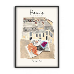 PSTR STUDIO Art Print Laura Page - Morning in Paris