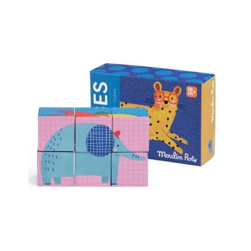MOULIN ROTY Puzzle 6 cubes Toupitis