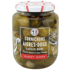 ALBERT MENES Sweet And Sour Gherkins From France 425 g