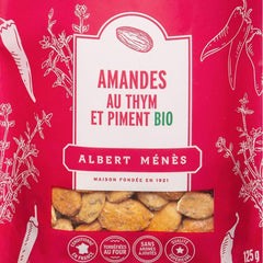 ALBERT MENES Thyme and Chili Almonds 125g