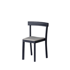 KANN DESIGN Chair Galta Black Oak Grey Fabric