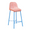 ATELIER TOBIA ZAMBOTTI High Stool “The Fan Chair” Pink & Blue