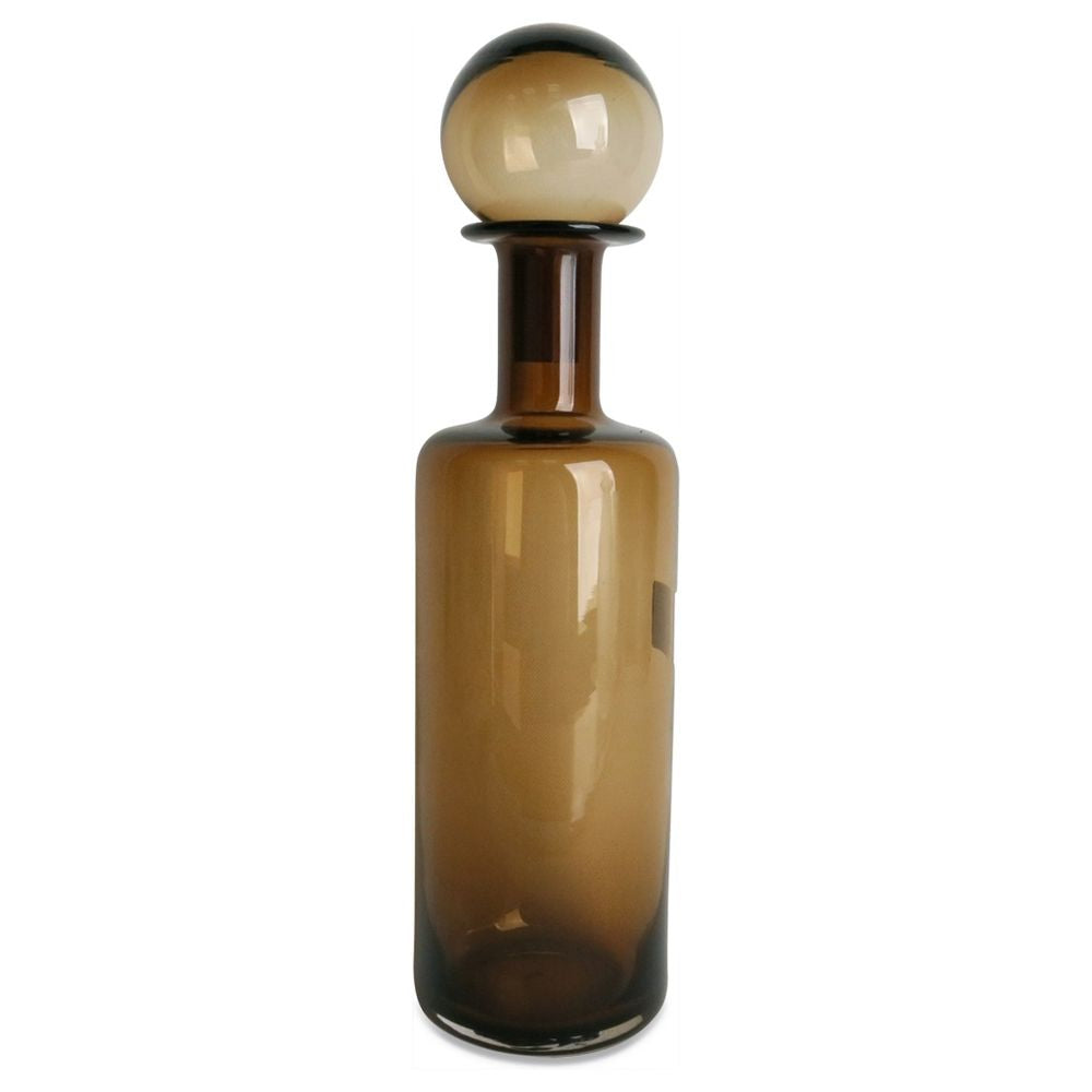 OPJET PARIS Vase Bottle Glass Amber 41cm