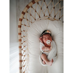 BERMBACH HANDCRAFTED Baby Crib Emil Rattan
