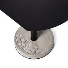 LYON BETON Bistro Table Donut Round Cutaway