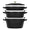 STAUB Set Of 3 Stacking Cocottes 31cm