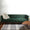 ZAGO Sofa 2-seater Dante Wood Legs Green Velvet