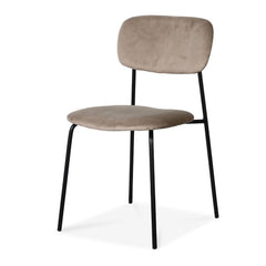 OPJET PARIS Set of 2 Chairs Convive Black Legs Velvet