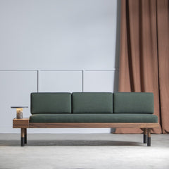 KANN DESIGN Sofa Mid Wool Fabric Green