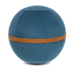 BLOON PARIS Inflated Seating Ball Corduroy Fabric Navy