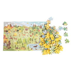 MOULIN ROTY Puzzle 96 pieces forest “Le jardin du moulin“