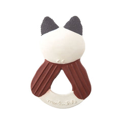 MOULIN ROTY Soft toy rubber cat “Après la pluie“