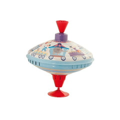 MOULIN ROTY Large racing spinning top “Metal toys”