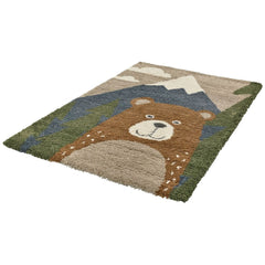 AFK LIVING Kid's Rug Little Bear In The Forest