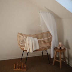 BERMBACH HANDCRAFTED Baby Crib Lola Rattan Vegan