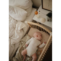 BERMBACH HANDCRAFTED Co Sleeping Crib Martha Rattan Vegan