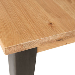 ZAGO Coffee Table Manhattan metal legs oak 120cm
