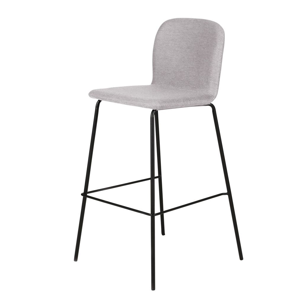 ZAGO Bar Stool Sense metal legs and fabric 65cm laboutiquedesign.is