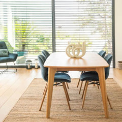 ZAGO Extendable Dining Table Sublime Natural Oak 180+50cm