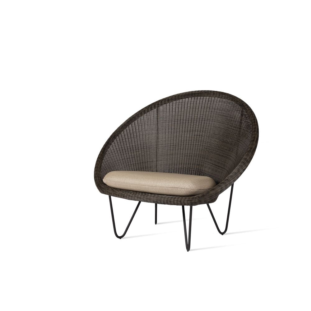 VINCENT SHEPPARD Cocoon Armchair Gipsy Black Base Outdoor