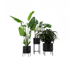 VINCENT SHEPPARD Plant Stand Ivo Black Outdoor