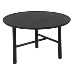 ZAGO Coffee table Contempo black oak Ø70cm
