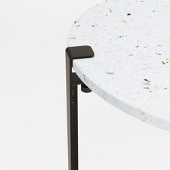 TIPTOE Coffee Table Venezia Recycled Plastic Steel Legs ø80cm