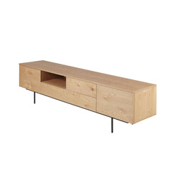 ZAGO Sideboard TV Cabinet Allure metal legs oak 200cm