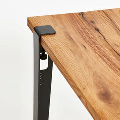 TIPTOE Console Table Lima Reclaimed Wood Steel Legs