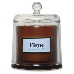 OPJET PARIS Candle Fig In Glass Cloche 18cm