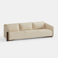 KANN DESIGN Sofa Timber 4 Seater Cream