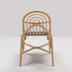 ORCHID EDITION Dining Chair Sillon Rattan Medley Fabric Cushion