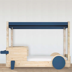 MATHY BY BOLS Canopy Kids Bed Discovery pine wood 120x190cm