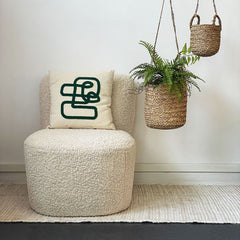 OPJET PARIS Armchair Eva Fabric Faux-Fur White