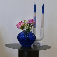 OPJET PARIS Glass Vase Coki Blue 15cm