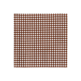 OPJET PARIS Paper Napkins Brown Vichy x20