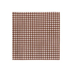 OPJET PARIS Paper Napkins Brown Vichy x20