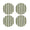 OPJET PARIS Set of 4 Plates Trattoria 27cm