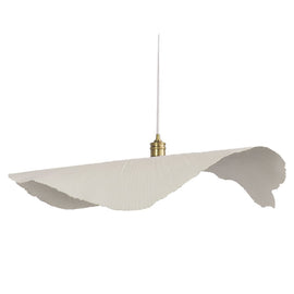 OPJET PARIS Suspension Light Louison Paper Mache White 78cm
