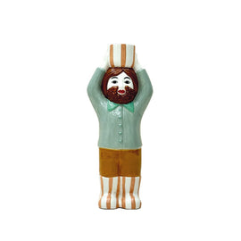 OPJET PARIS Candle Holder Man Green 21cm