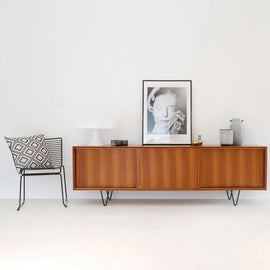 FURNIFIED Sideboard Oskar Teak 220cm