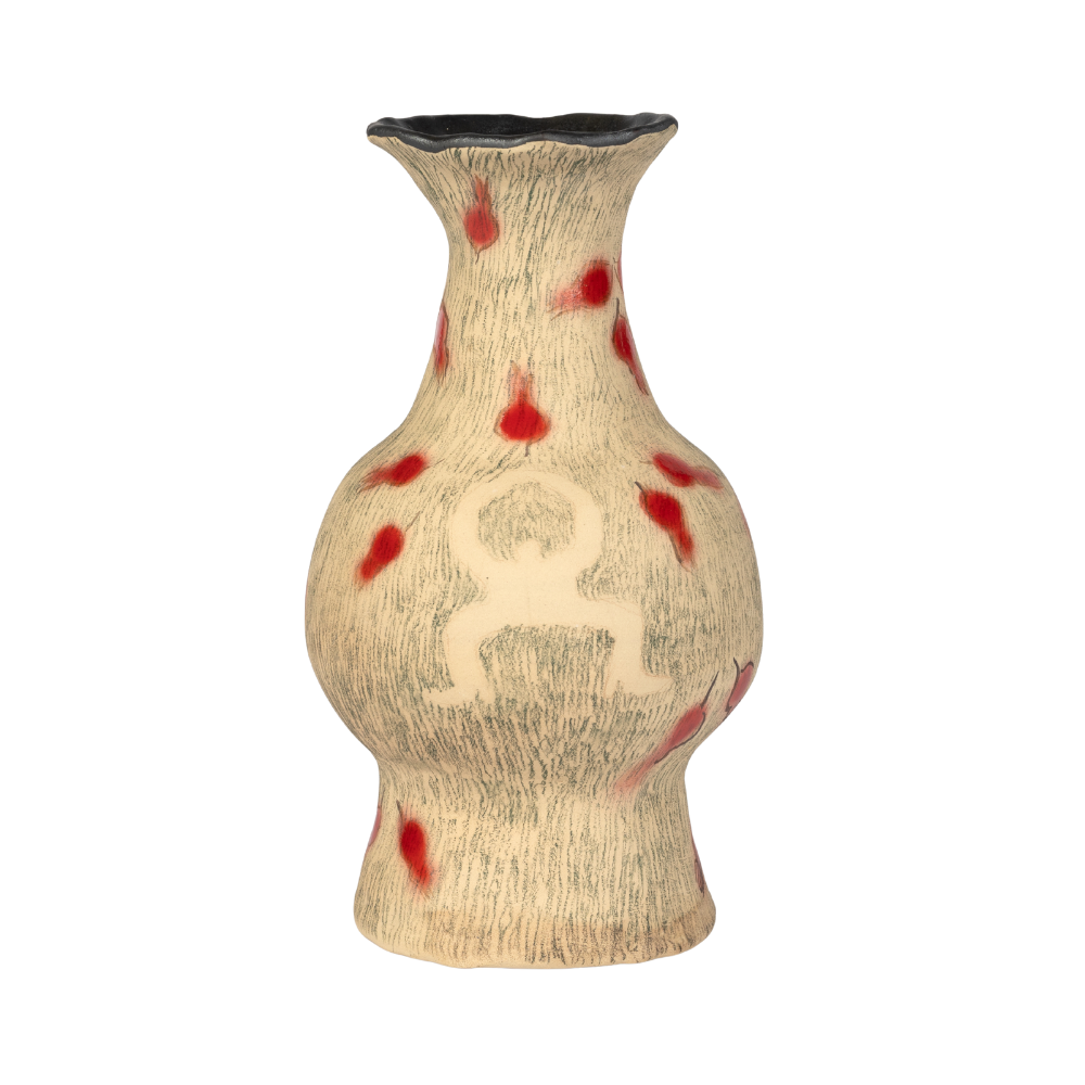 62 - Martina Priehodová, "Rose Bush 5", 14x14x36cm, 2025.