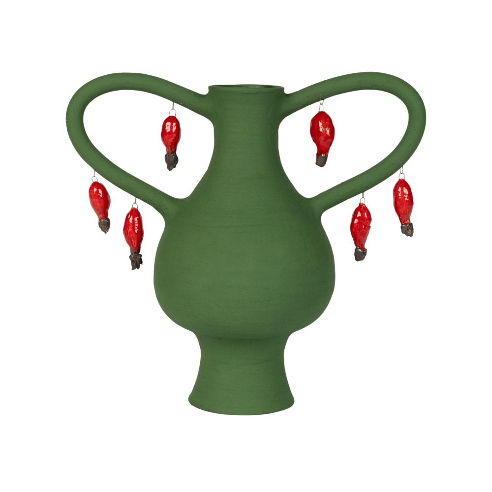 59 - Martina Priehodová, "Rose Bush 2", 27x12x26cm, 2025.