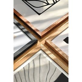 PSTR STUDIO Art Print Natural Oak Frame 30x40cm