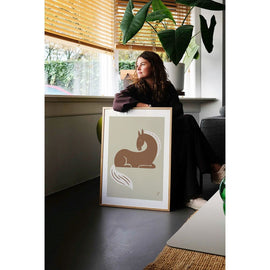 PSTR STUDIO Art Print - Lois Schindeler - Blissful Horse