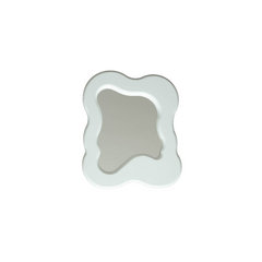 SALÓME HOLLANDERS Glazed Mirror Mini 47cm Pale Seashell