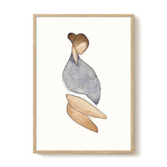 PSTR STUDIO Art Print - Jörgen Hansson - Sitting woman Xl